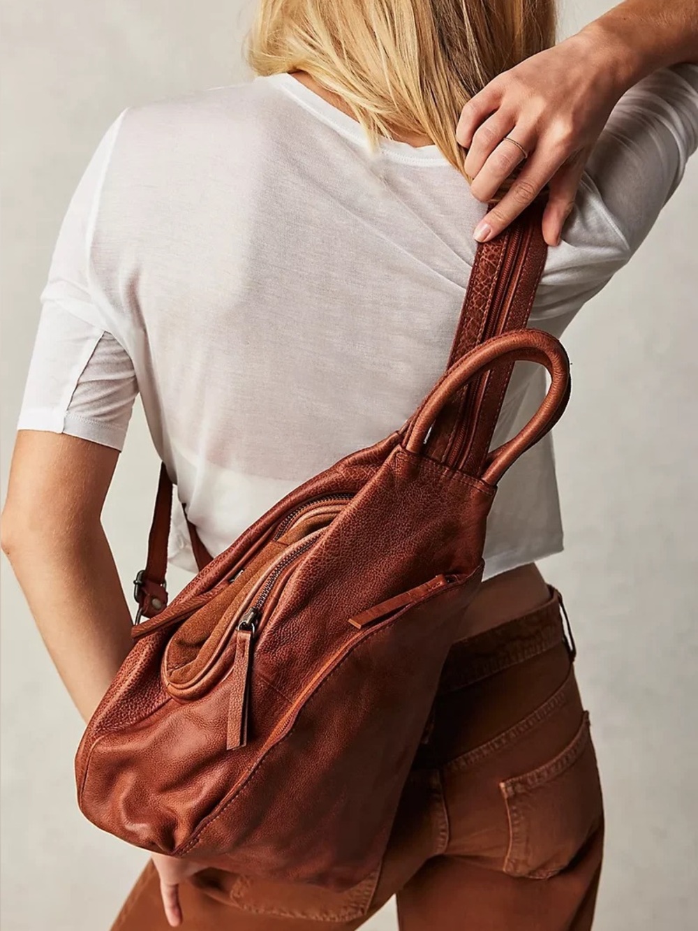 NWT Free People SoHo Convertible Bag #2358